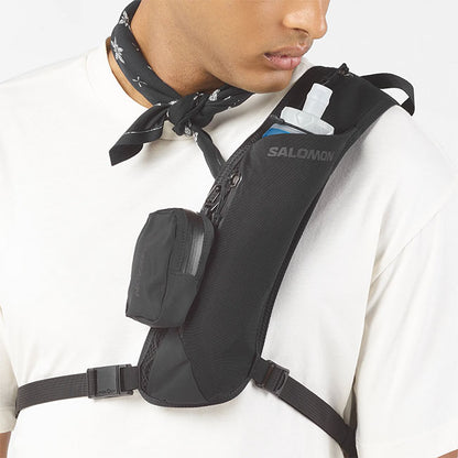 SALOMON サロモン ADV CROSS BODY 8L クロスボディバッグ LC2872400 黒 ブラック ショルダーバッグ ランニング