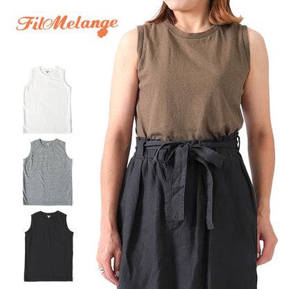 Filmelange フィルメランジェ ELENI エレニ ノースリーブTシャツ カットソー タンクトップ 日本製 (レディース)