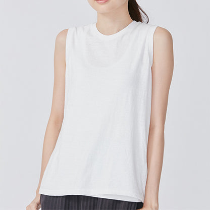 Filmelange フィルメランジェ ELENI エレニ ノースリーブTシャツ カットソー タンクトップ 日本製 (レディース)