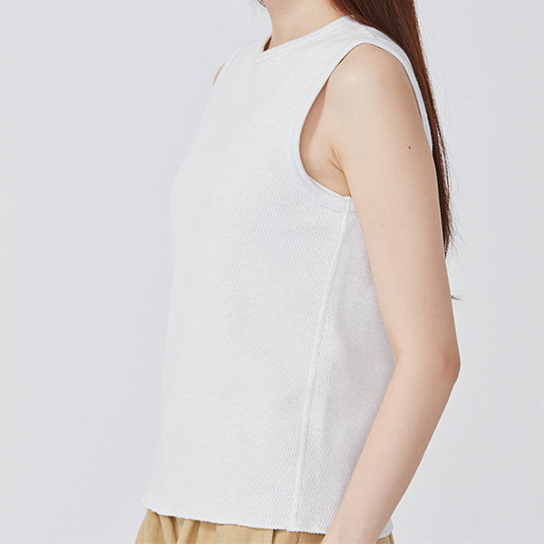 Filmelange フィルメランジェ DARIN ダリン ノースリーブTシャツ サーマル カットソー タンクトップ 日本製 (レディース)
