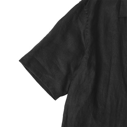 STILL BY HAND スティルバイハンド オープンカラー リネンシャツ SH05222 開襟シャツ 半袖シャツ メンズ