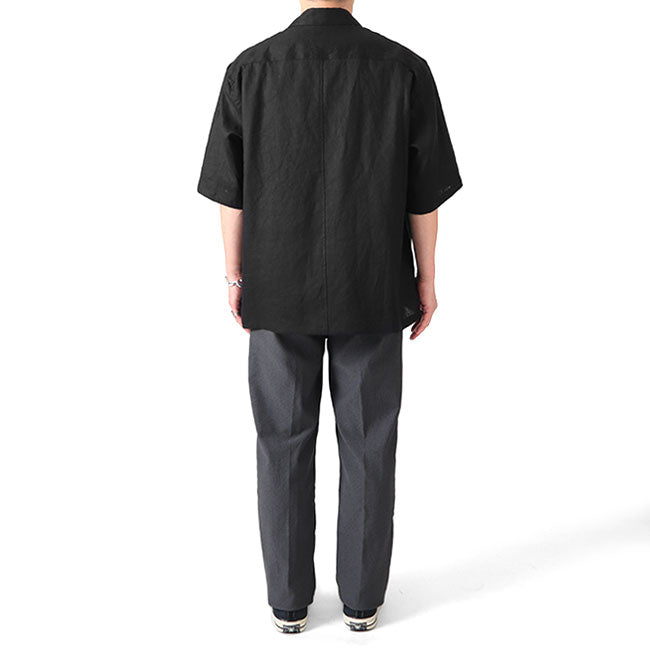 STILL BY HAND スティルバイハンド オープンカラー リネンシャツ SH05222 開襟シャツ 半袖シャツ メンズ
