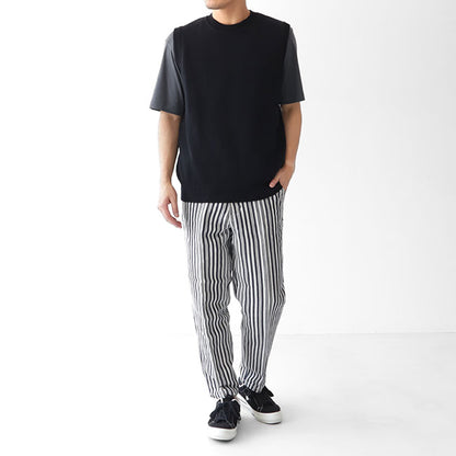Still by Hand スティルバイハンド 綿麻 ニットベスト KN0492 リネン (メンズ)