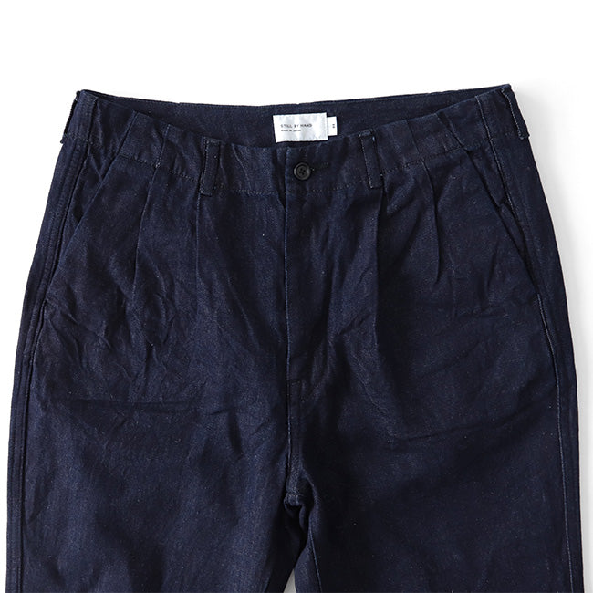 Still by Hand スティルバイハンド コットンリネン デニムパンツ DN0192 ジーンズ ジーパン (メンズ)