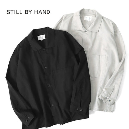 STILL BY HAND スティルバイハンド フランネル ワイドシャツジャケット SH03223 コーチジャケット 長袖シャツ メンズ