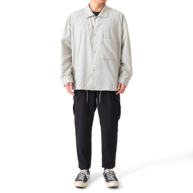 STILL BY HAND スティルバイハンド フランネル ワイドシャツジャケット SH03223 コーチジャケット 長袖シャツ メンズ