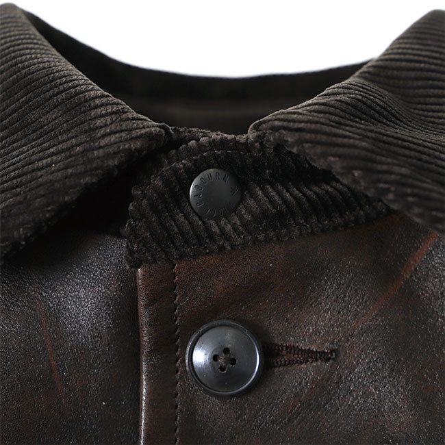 Nigel Cabourn ナイジェル ケーボン ホースハイド カナディアン ワーク レザージャケット 8041009nigelcabourn メンズ
