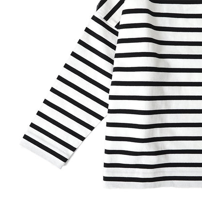 Traditional Weatherwear トラディショナルウェザーウェア BIG MARINE T/N モックネック ボーダー カットソー L192CJPO0227A 長袖Tシャツ レディース