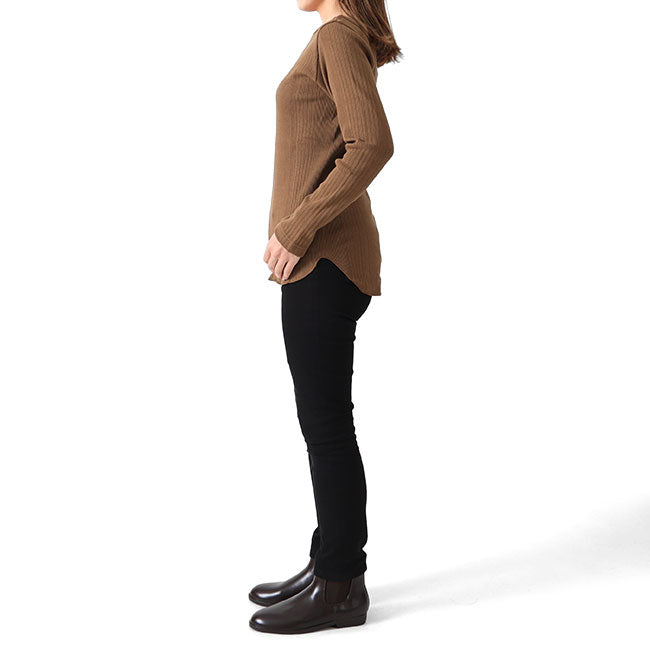 Traditional Weatherwear トラディショナルウェザーウェア BASIC RIB R/N PO ラウンドネック カットソー L192MJPO0229NU ロンT レディース