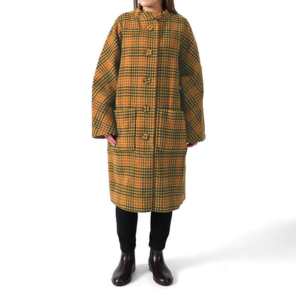 Traditional Weatherwear トラディショナルウェザーウェア MATLOCK チェック柄 ノーカラーコート L192APFCO0113BM レディース