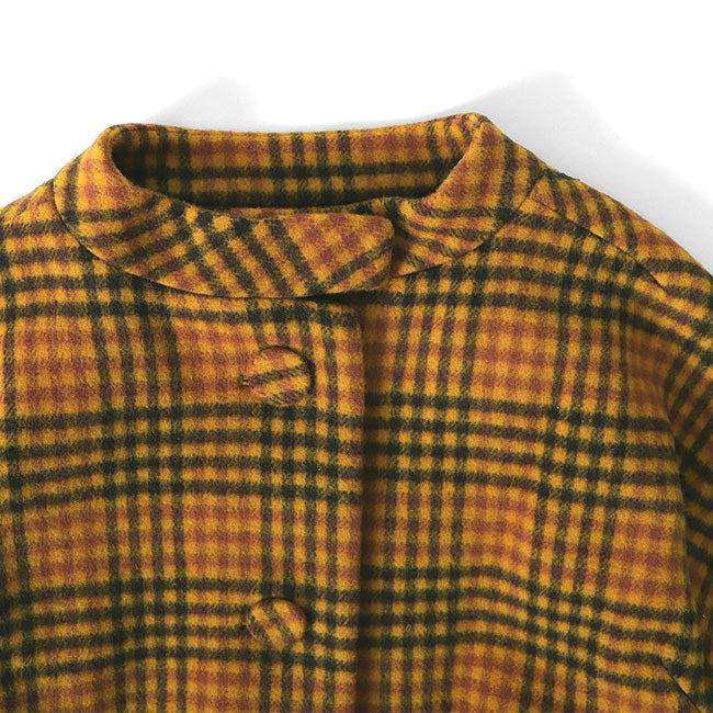 Traditional Weatherwear トラディショナルウェザーウェア MATLOCK チェック柄 ノーカラーコート L192APFCO0113BM レディース