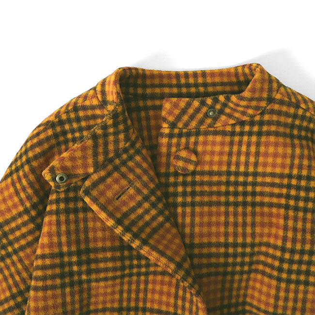Traditional Weatherwear トラディショナルウェザーウェア MATLOCK チェック柄 ノーカラーコート L192APFCO0113BM レディース