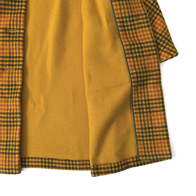 Traditional Weatherwear トラディショナルウェザーウェア MATLOCK チェック柄 ノーカラーコート L192APFCO0113BM レディース