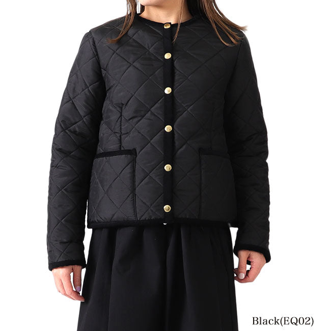 Traditional Weatherwear トラディショナルウェザーウェア ARKLEY アークリー ノーカラー 裏ボア ショートキルティングジャケット L192APQCO0050EQ レディース