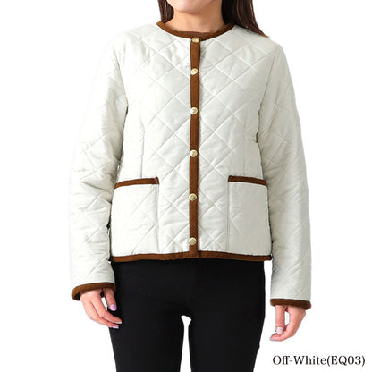 Traditional Weatherwear トラディショナルウェザーウェア ARKLEY アークリー ノーカラー 裏ボア ショートキルティングジャケット L192APQCO0050EQ レディース
