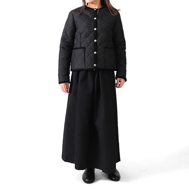 Traditional Weatherwear トラディショナルウェザーウェア ARKLEY アークリー ノーカラー 裏ボア ショートキルティングジャケット L192APQCO0050EQ レディース