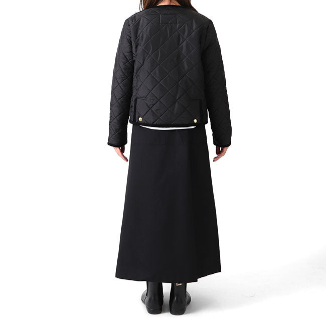 Traditional Weatherwear トラディショナルウェザーウェア ARKLEY アークリー ノーカラー 裏ボア ショートキルティングジャケット L192APQCO0050EQ レディース