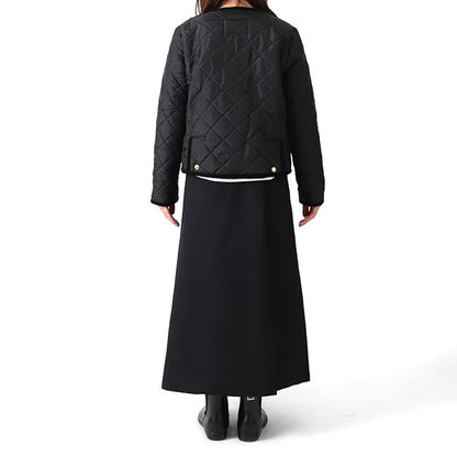 Traditional Weatherwear トラディショナルウェザーウェア ARKLEY アークリー ノーカラー 裏ボア ショートキルティングジャケット L192APQCO0050EQ レディース