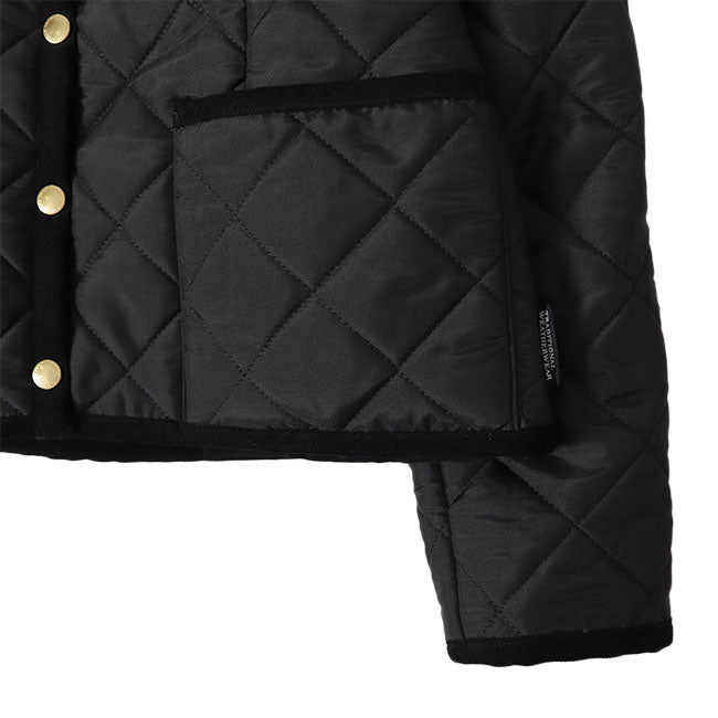 Traditional Weatherwear トラディショナルウェザーウェア ARKLEY アークリー ノーカラー 裏ボア ショートキルティングジャケット L192APQCO0050EQ レディース