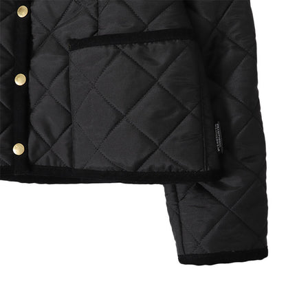 Traditional Weatherwear トラディショナルウェザーウェア ARKLEY アークリー ノーカラー 裏ボア ショートキルティングジャケット L192APQCO0050EQ レディース
