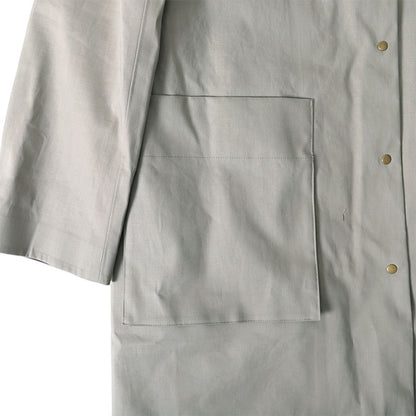 Traditional Weatherwear トラディショナルウェザーウェア ヒョウ柄ファーライナー付き ノーカラー コート L192APFCO0156BP ゴム引き レディース