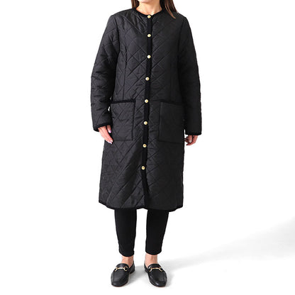 Traditional Weatherwear トラディショナルウェザーウェア 裏ボア ノーカラー キルティングコート L192APQC0098EQ レディース