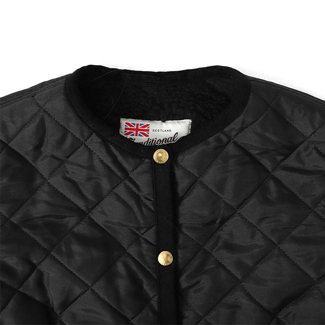 Traditional Weatherwear トラディショナルウェザーウェア 裏ボア ノーカラー キルティングコート L192APQC0098EQ レディース