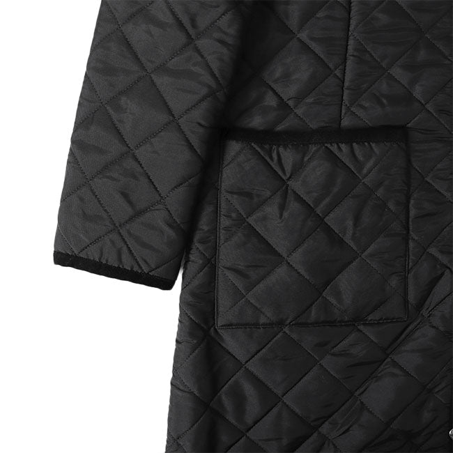 Traditional Weatherwear トラディショナルウェザーウェア 裏ボア ノーカラー キルティングコート L192APQC0098EQ レディース