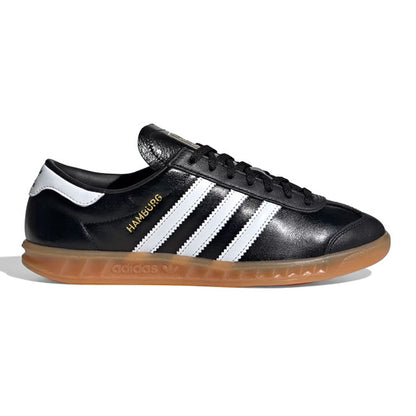 adidas アディダスオリジナルス HAMBURG ハンブルク レザーシューズ JI2626 ブラック 黒 スニーカー メンズ レディース