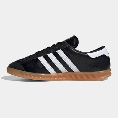 adidas アディダスオリジナルス HAMBURG ハンブルク レザーシューズ JI2626 ブラック 黒 スニーカー メンズ レディース