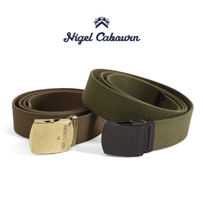 Nigel Cabourn ナイジェルケーボン オフィサーズベルト ガチャベルト 80380064005 (メンズ レディース)