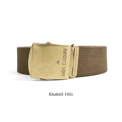 Nigel Cabourn ナイジェルケーボン オフィサーズベルト ガチャベルト 80380064005 (メンズ レディース)