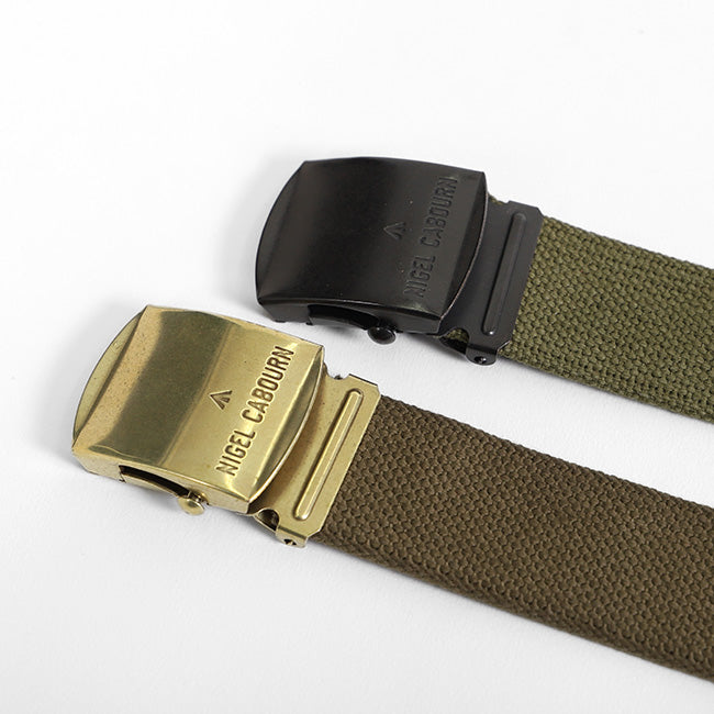Nigel Cabourn ナイジェルケーボン オフィサーズベルト ガチャベルト 80380064005 (メンズ レディース)