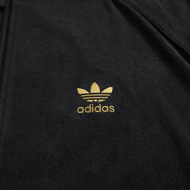 日本限定モデル adidas originals アディダス オリジナルス パイル地 トラックトップ ジャージ JX8971 黒 ブラック メンズ レディース
