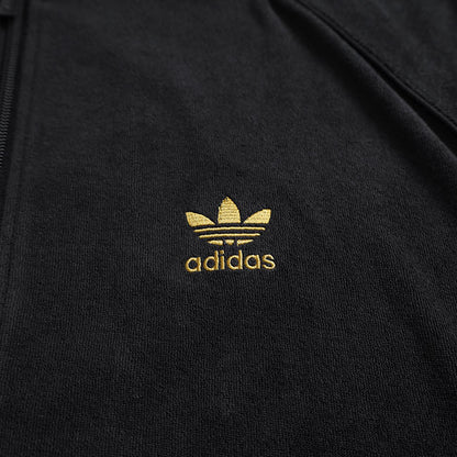 日本限定モデル adidas originals アディダス オリジナルス パイル地 トラックトップ ジャージ JX8971 黒 ブラック メンズ レディース