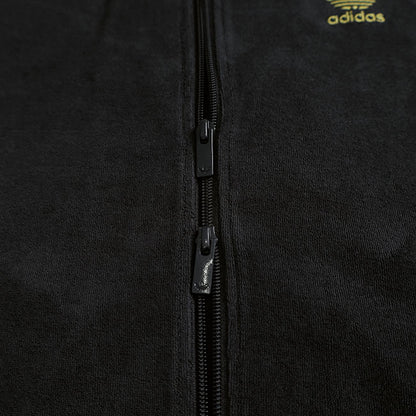 日本限定モデル adidas originals アディダス オリジナルス パイル地 トラックトップ ジャージ JX8971 黒 ブラック メンズ レディース