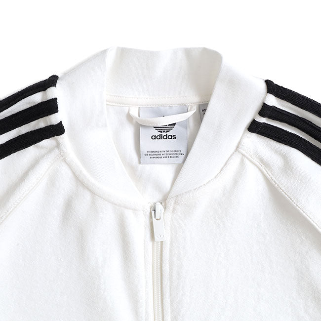 日本限定モデル adidas originals アディダス オリジナルス パイル地 トラックトップ ジャージ JX8972 白 ホワイト メンズ レディース