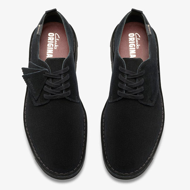 CLARKS クラークス DSRTLondon GTX デザートロンドン ゴアテックス スエードシューズ 26182699 黒 ブラック メンズ レディース