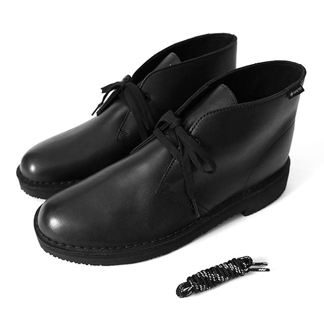 CLARKS クラークス Desert BT GTX デザートブーツ ゴアテックス レザーブーツ 26182806 黒 ブラック メンズ レディース