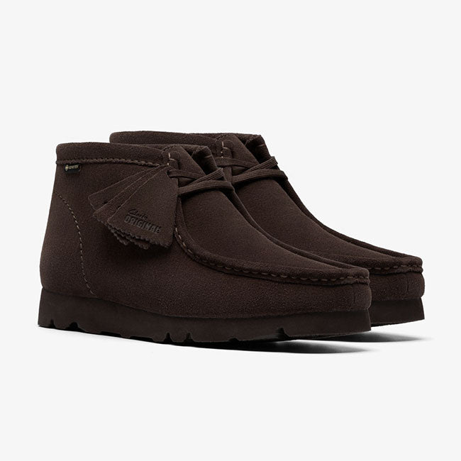 CLARKS クラークス Wallabee BT GTX ワラビーブーツ ゴアテックス スエードレザー モカシンシューズ 26183075 ブラウン 茶色 ブーツ メンズ レディース