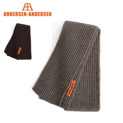 [予約商品] ANDERSEN-ANDERSEN アンデルセン アンデルセン ニットマフラー SCARF ナチュラル スカーフ メンズ