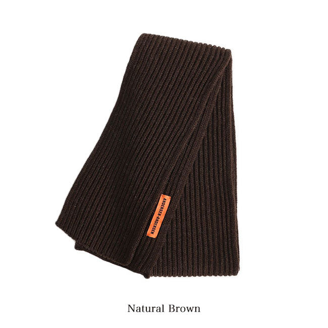 [予約商品] ANDERSEN-ANDERSEN アンデルセン アンデルセン ニットマフラー SCARF ナチュラル スカーフ メンズ