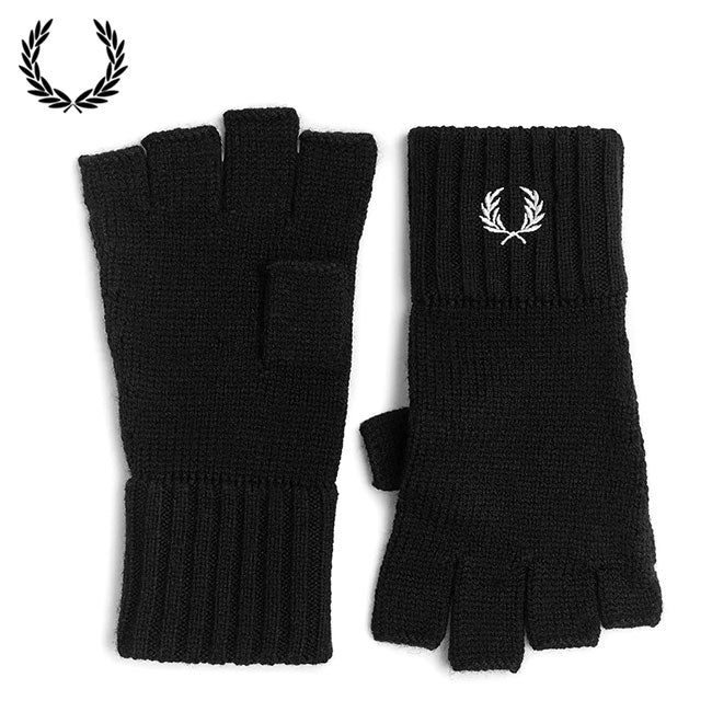 FRED PERRY フレッドペリー フィンガーレス ウールニットグローブ 手袋 C2139 メンズ レディース ギフト プレゼント