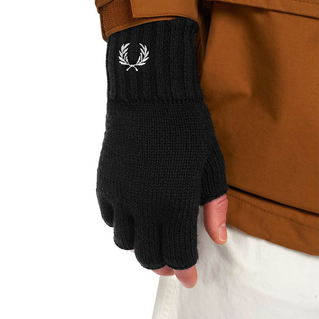 FRED PERRY フレッドペリー フィンガーレス ウールニットグローブ 手袋 C2139 メンズ レディース ギフト プレゼント