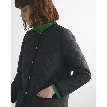 Traditional Weatherwear トラディショナルウェザーウェア ARKLEY LONG アークリー ロング キルティング カラーレスコート ノーカラー レディース