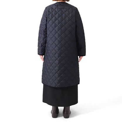 Traditional Weatherwear トラディショナルウェザーウェア ARKLEY LONG アークリー ロング キルティング カラーレスコート ノーカラー レディース