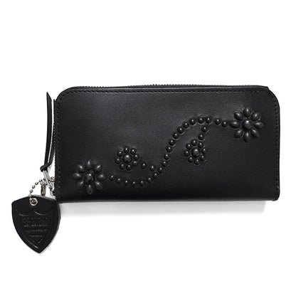 HTC BLACK ZIPPER LARGE #24HTC 25TH 1POINT END FLOWER STONE 0.75 **