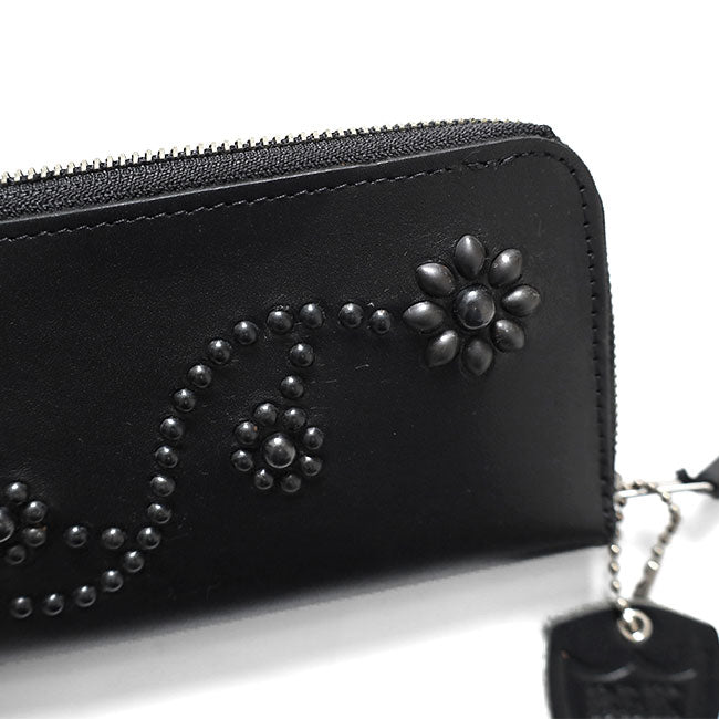 HTC BLACK ZIPPER LARGE #24HTC 25TH 1POINT END FLOWER STONE 0.75 **