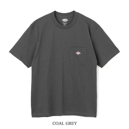 DANTON ダントン ワッペンロゴ 胸ポケット Tシャツ DT-C0197 TCB 無地 半袖Tシャツ レディース
