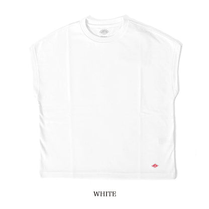 DANTON ダントン ドルマンスリーブ ワッペンロゴ Tシャツ DT-C0202 TCB 無地 ノースリーブ レディース